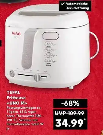 Kaufland Tefal fritteuse „uno m“ Angebot