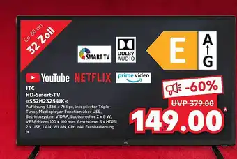 Kaufland Jtc hd-smart-tv „s32h23254jk“ Angebot