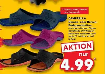 Kaufland Camprella damen- oder herren-badepantoletten Angebot