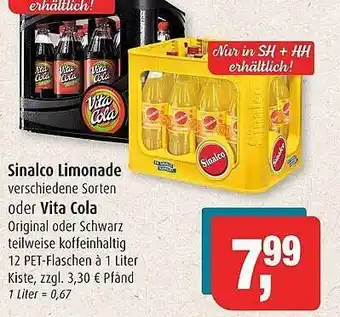 Markant Sinalco limonade oder vita cola Angebot