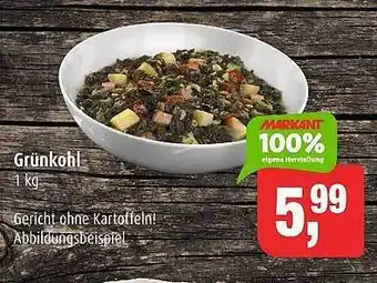 Markant Grünkohl Angebot