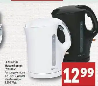 Marktkauf Clatronic wasserkocher „wk3445“ Angebot