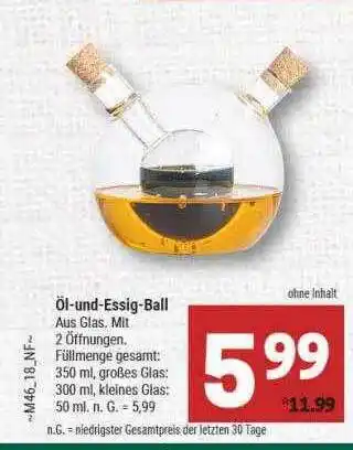 Marktkauf Öl-und-essig-ball Angebot