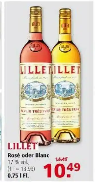 Multi Markt Lillet Rosé Oder Blanc Angebot