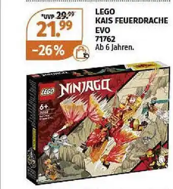 Müller Lego ninjago kais feuerdrache evo 71762 Angebot