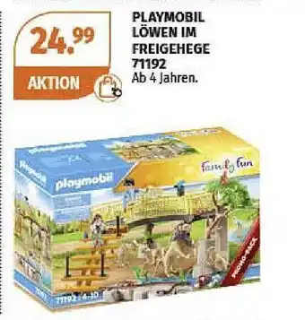 Müller Playmobil löwen im freigehege Angebot