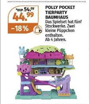 Müller Polly pocket tierparty baumhaus Angebot