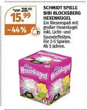 Müller Schmidt spiele bibi blocksberg hexenkugel Angebot