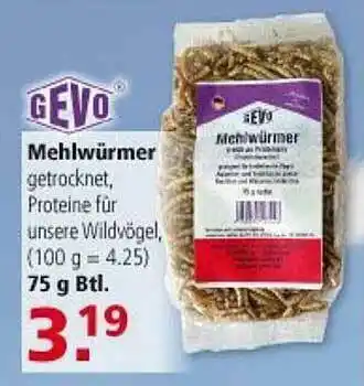 Multi Markt Gevo Mehlwürmer Angebot