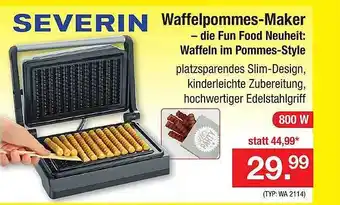 Zimmermann Severin waffelpommes-maker Angebot