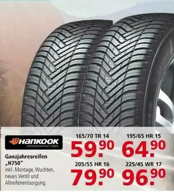 Multi Markt Hankook Ganzjahresreifen „h750” Angebot