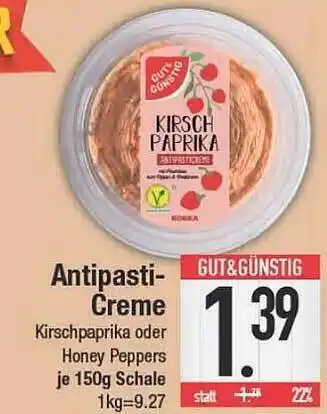 E-Center Antipasti-creme gut & günstig Angebot