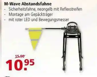 Multi Markt M-wave Abstandsfahne Angebot