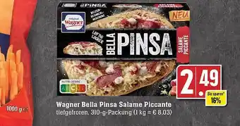 Edeka Wagner bella pinsa salame piccante Angebot