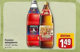 REWE Kaufpark Possmann apfelglühwein Angebot