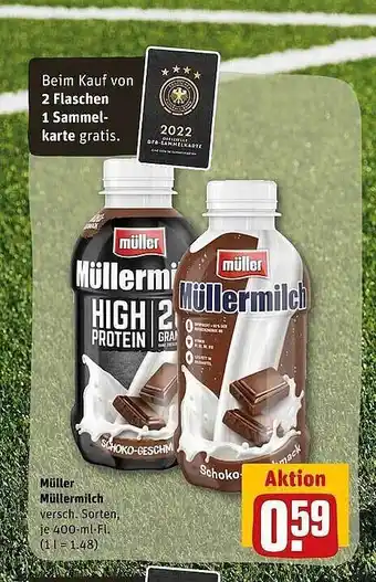 REWE Kaufpark Müller müllermilch Angebot