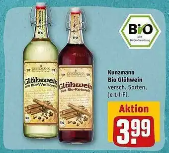 REWE Kaufpark Kunzmann bio glühwein Angebot