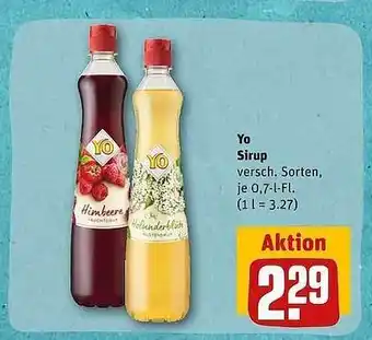 REWE Kaufpark Yo sirup Angebot