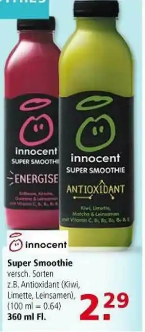 Multi Markt Innocent Super Smoothie Angebot