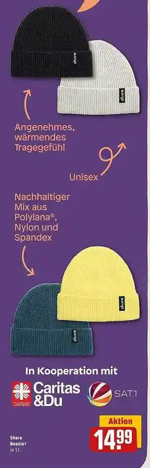 REWE Kaufpark Share beanie Angebot