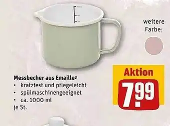 REWE Kaufpark Messbecher aus emaille Angebot