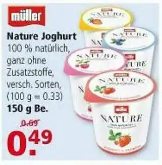 Multi Markt Müller Nature Joghurt Angebot