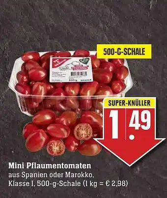 Scheck-in-Center Gut & günstig mini pflaumentomaten Angebot