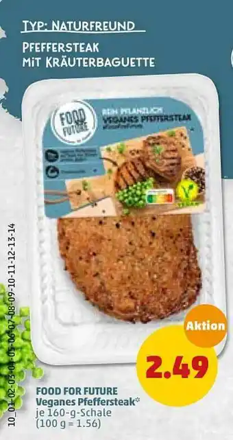 PENNY Food For Future Veganes Pfeffersteak Angebot