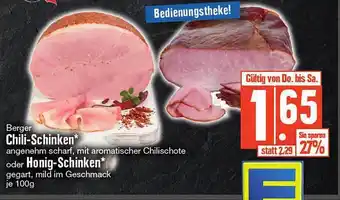 Edeka Chili-schinken oder honig-schinken Angebot