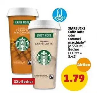 PENNY Starbucks Caffè Latte Oder Caramel Macchiato Angebot