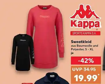 Kaufland Kappa sweatkleid Angebot