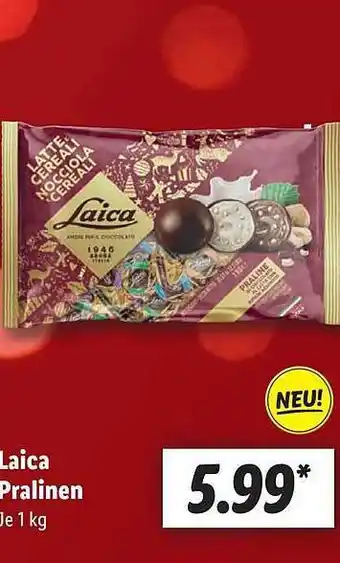 Lidl Laica pralinen Angebot