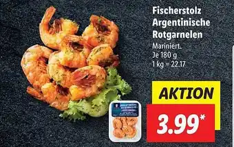 Lidl Fischerstolz argentinische rotgarnelen Angebot