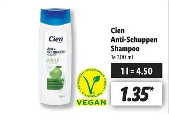 Lidl Cien anti-schuppen shampoo Angebot