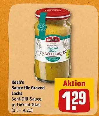 REWE Koch's sauce für graved lachs Angebot