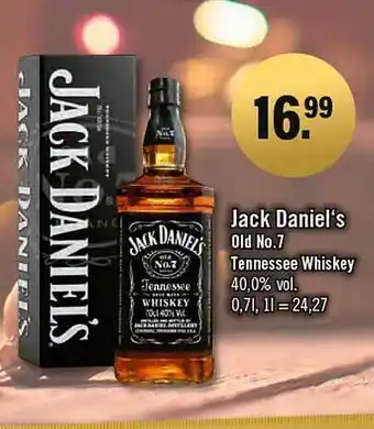 Zisch Jack daniel's tennessee whiskey Angebot