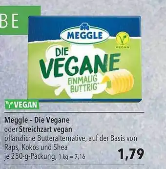 CITTI Markt Meggle - die vegane oder streichzart vegan Angebot