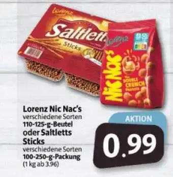 Markant Markt Lorenz nic nac's oer saltletts sticks Angebot