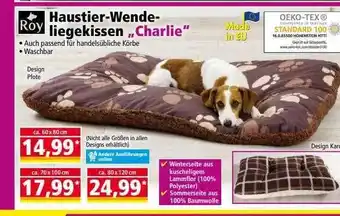 Norma Roy haustier-wendeliegekissen „charlie“ Angebot