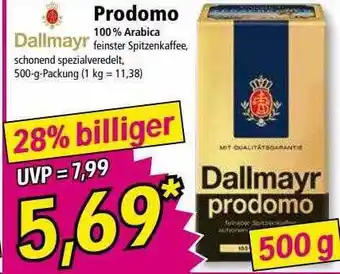 Norma Dallmayr prodomo Angebot