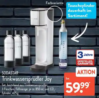 Aldi Nord Sodastar Trinkwassersprudler Joy Angebot