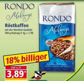 Norma Melange röstkaffee Angebot