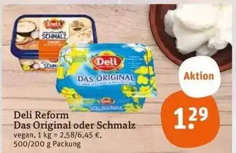 tegut Deli reform das original oder schmalz Angebot