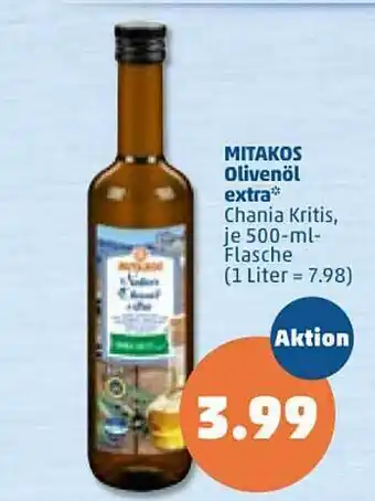 PENNY Mitakos Olivenöl Extra Angebot