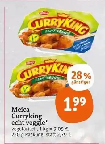 tegut Meica curryking echt veggie Angebot