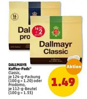 PENNY Dallmayr Kaffee-pads Angebot