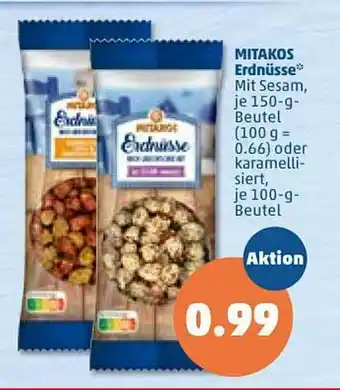 PENNY Mitakos Erdnüsse Angebot