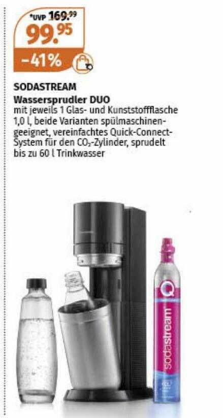 Sodastream wassersprudler duo Angebot bei Müller