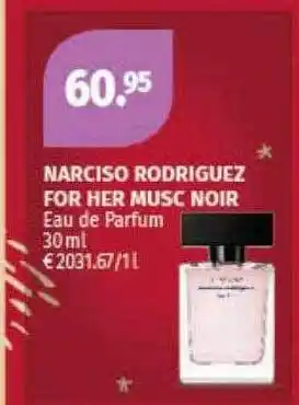 Müller Narciso rodriguez for her musc noir eau de parfum Angebot