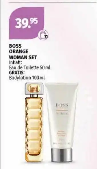 Müller Boss orange woman set eau de toilette Angebot